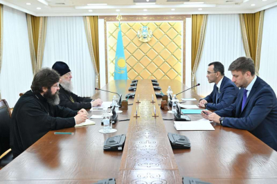 Глава Сената встретился с Митрополитом Астанайским и Казахстанским Александром