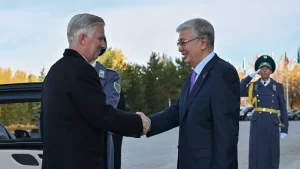 Ақордада Бельгия Королі Филипп пен Патшайым Матильданы ресми қарсы алу рәсімі өтті