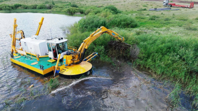 Казахстан увеличит запасы воды благодаря новым земснарядам